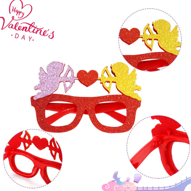 Wholesale Valentine's Day Glasses Party Party Decorations Love Love Party Glasses Photo Props